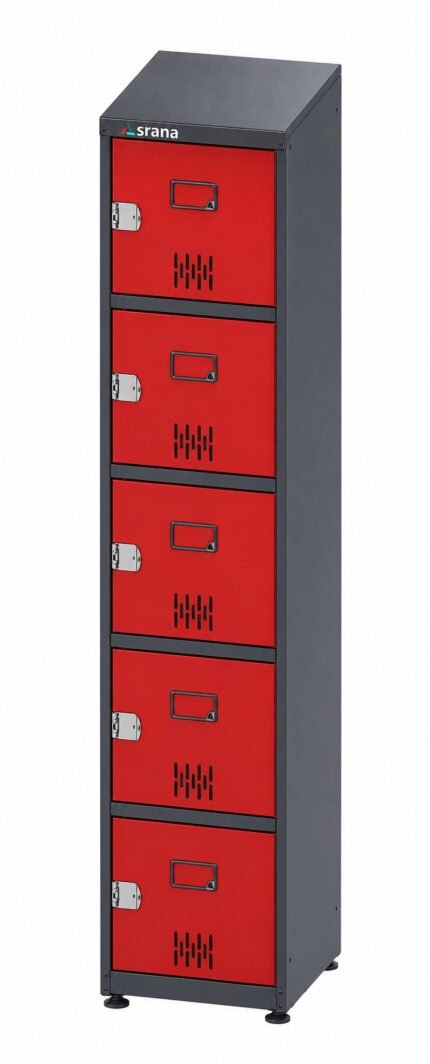 Armoire vestiaire - 5 Portes