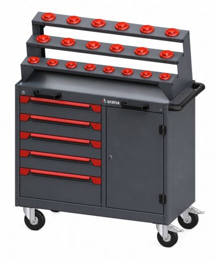 Servante pour atelier Avec supports pour cônes BT30/BT40 – CCH03